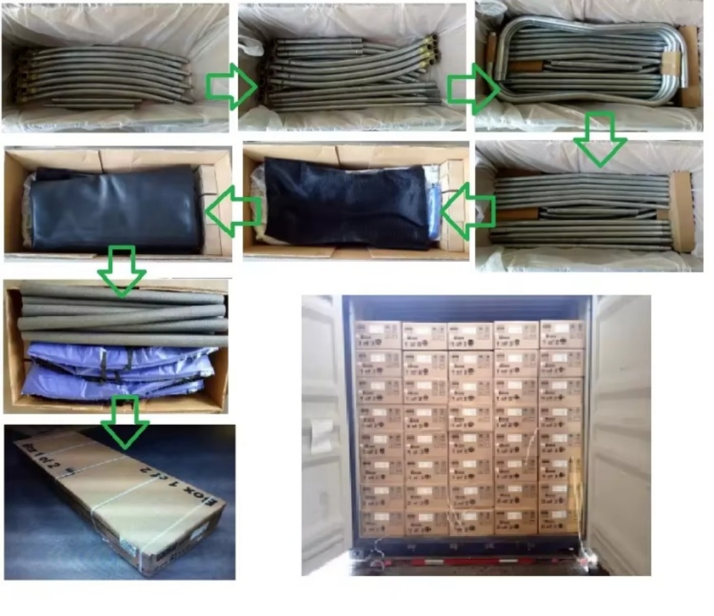 Galvanized Anti-Rust Steel Springs & Thick Safety Edge Padding For Mini Toddler Trampoline, Pinch-Proof Spring Cover Detail
