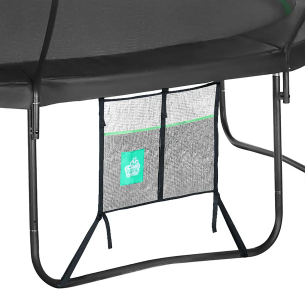 Mesh Shoe Storage Bag Accessory For 15ft Round Outdoor Trampoline, Under Trampoline Storage Pocket For Toys Shoes