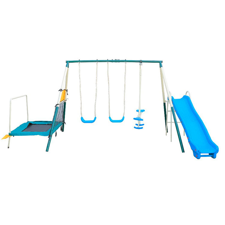 Heavy Duty Metal Frame Kids Multi Swing Play Set